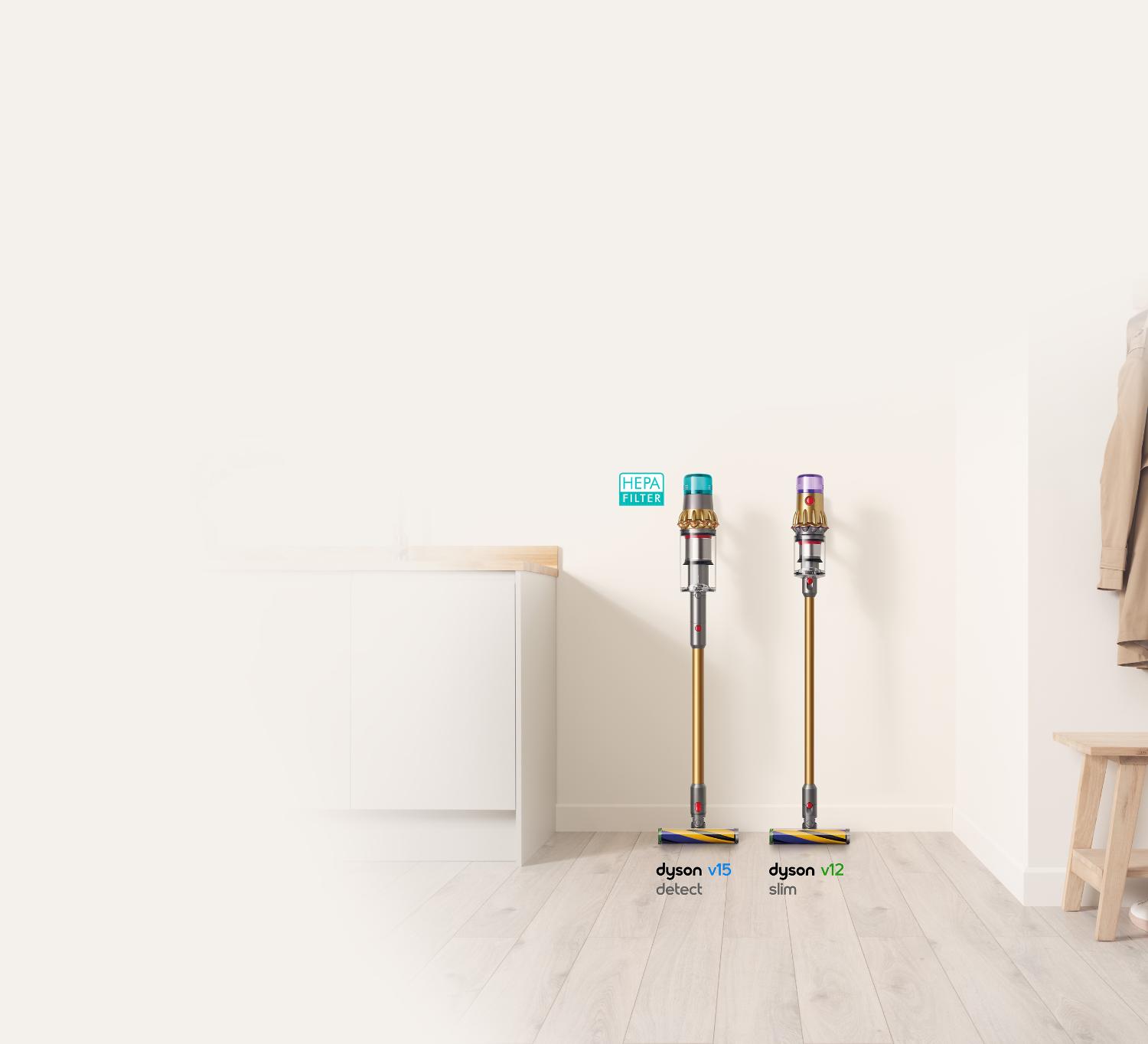 Confronto tra Dyson V15 Detect e Dyson V12 Slim